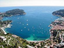 Imagen panorámica de la bahia de Villefranche