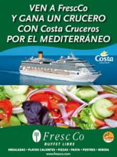 FresCo sortea seis cruceros por el mediterráneo Imagen del cartel de Costa Concordia