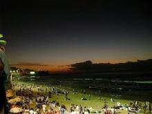 Imagen de una playa de Brasil tras el fin de año