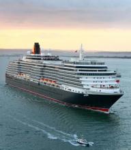INger Klein Olsen primera mujer capitán de un barco de Cunard Foto del Queen VIctoria