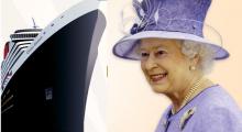 Imagen de la reina Isabel II y el Queen Elizabeth