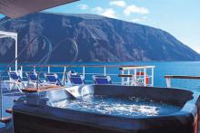 Cubierta de un crucero por las Galápagos