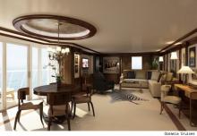 Foto virtual de la suite del New Marina