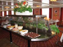 Imagen de los postres que pueden degustarse en el Ola Esmeralda