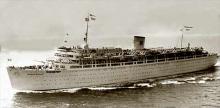Foto blanco y negro del buque Gustloff