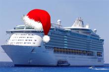 Los barcos se transforman para Navidades Foto de un crucero navidad