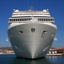 Imagen del casco del MSC Musica