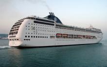 Imagen de la eslora del MSC Lirica