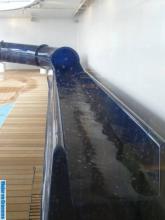 final del tobogan de niños