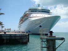 Imagen del Majesty of the seas en el puerto