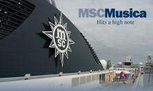 Cartel del MSC Musica