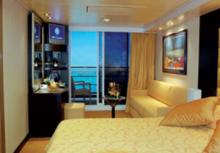 Camarotes y suites del MSC Splendida Foto de la suite con balcon