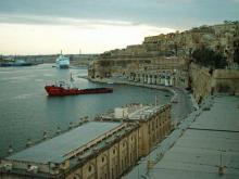 Imagen del puerto La Valetta
