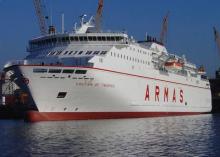 Naviera Armas, la mejor conexión entre las Islas Canarias Imagen de una de las embarcaciones de la naviera Armas