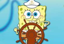Norwegian Epic: Crucero infantil Nickelodeon Imagen de bob Esponja capitaneando el timon del Epic