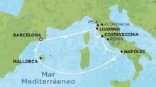 Mapa del Norwegian Epic