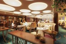 Norwegian Epic ofrecerá una variada selección de gastronómica Foto de uno de los restaurantes del Norwegian Epic
