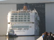 Foto de la popa del Norwegian Gem 