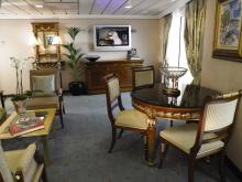 Foto de la suite de lujo de Oceania Cruises