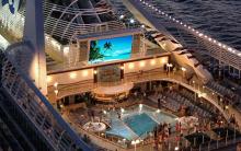 Imagen de la cubierta exterior del Oceania Cruises