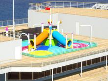 Maqueta virtual del Carnival Dream