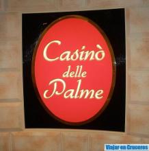 Foto del rotulo de entrada al casino delle Palme