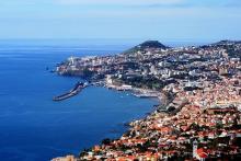 Imagen panorámica del puerto de Lisboa