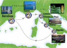 Itinerario del crucero mundialito