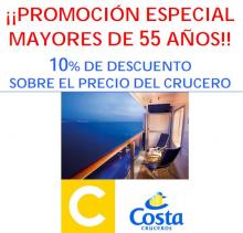 Cartel de la promoción de Costa Cruceros