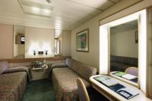 Pullmantur Sovereign: viva la simplicidad Imagen de un camarote de Sovereign