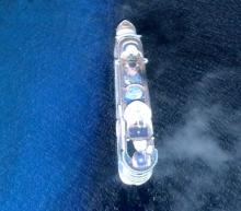 Imagen aérea del buque Freedom of the seas