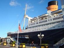 Imagen del Queen Mary en puerto