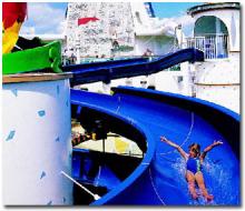 Adventure of the seas Tobogan de cubierta del adventure of the seas