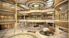 El atrium del Royal Princess