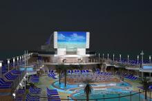 Foto de la cubierta exterior del Royal Princess