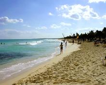 Foto de una playa de Mazatlán