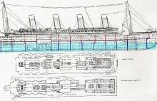 Se subasta el plano del Titanic Imagen plano del Titanic
