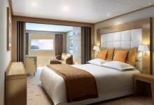 Imagen del camarote del Seabourn Odyssey