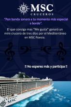 Imagen del cartel del MSC Poesia