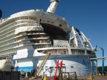 Imagen de la popa del Allure of the seas