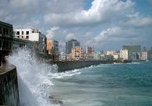 Foto del malecón de La habana