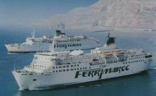 Imagen de dos buques FerriMarroc
