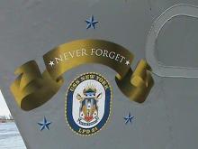 USS New York, un buque creado con los restos del 11-S Popa del USS New York