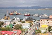 Ushuaia abre temporada de cruceros el 23 de septiembre Panorámica del puerto de Ushaia