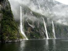 Foto de las cascadas de Nueva Zelanda