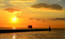 amanecer en crucero - msc magnifica