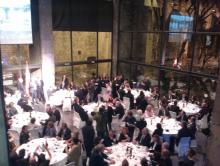 planta baja del salón de actos Barcelona acogió la última cena del Titanic