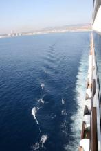 Navegando con el Noordam: zarpando de civitavecchia